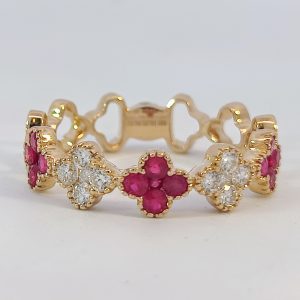 Diamond and Ruby Band