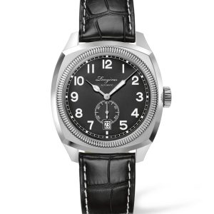 HERITAGE 1935 42MM BLACK DIAL COIN BEZEL AUTOMATIC WITH SMALL SECONDS BLACK