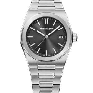 A.R.T. Men's Automatic Graphite Dial Stainless Steel Bracelet Watch, 38 mm