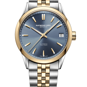 Freelancer Men's Automatic Blue Dial Stainless Steel Bracelet Watch, 40 mm