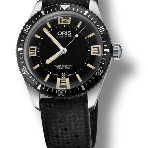 Oris Diver 65 Black Dial 40Mm Automatic Rubber Strap
